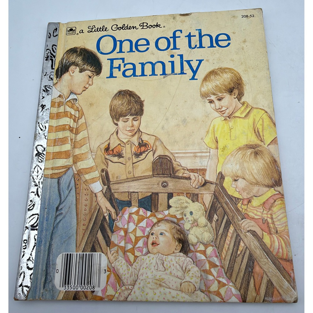 One of the Family Little Golden Book 1983 Peggy Archer Ruth Sanderson 208-52